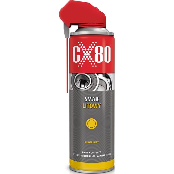 CX80 SMAR LITOWY UNIWERSALNY DUO SPRAY 500ML