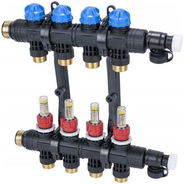 Afriso Rozdzielacz ProCalida EF1 K 4 obiegi grzewcze, G1", 0,2 - 1,6 l/min