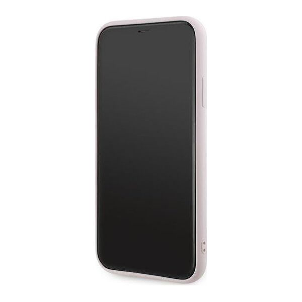 Karl Lagerfeld Karl Lagerfeld KLHCN61PQDSMGP iPhone 11 / Xr 6.1" różowy/pink hardcase Diagonal Quilted Script