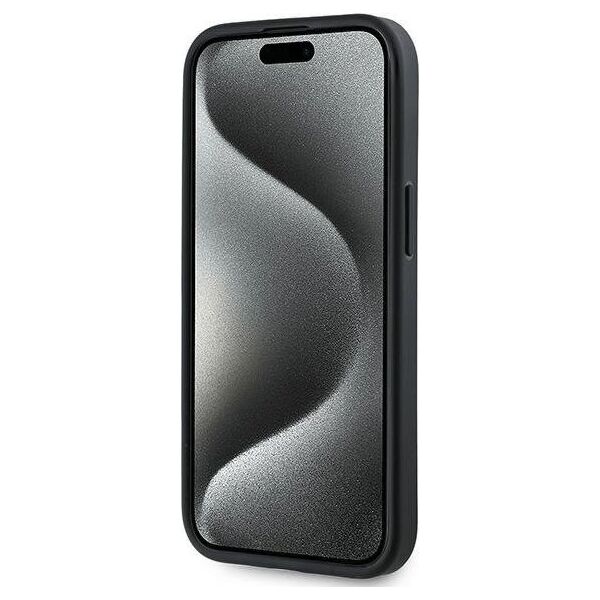 Karl Lagerfeld Karl Lagerfeld KLHCP15MPQDSMGK iPhone 15 Plus / 14 Plus 6.7" czarny/black hardcase Diagonal Quilted Script