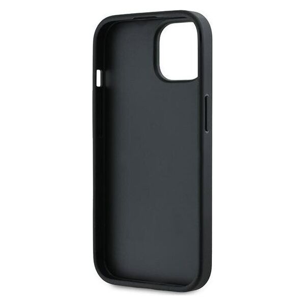 Karl Lagerfeld Karl Lagerfeld KLHCP15MPQDSMGK iPhone 15 Plus / 14 Plus 6.7" czarny/black hardcase Diagonal Quilted Script