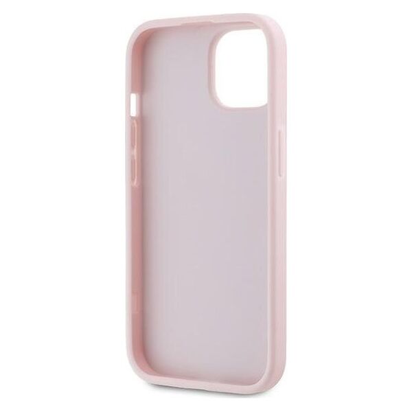 Karl Lagerfeld Karl Lagerfeld KLHCP15MPQDSMGP iPhone 15 Plus / 14 Plus 6.7" różowy/pink hardcase Diagonal Quilted Script