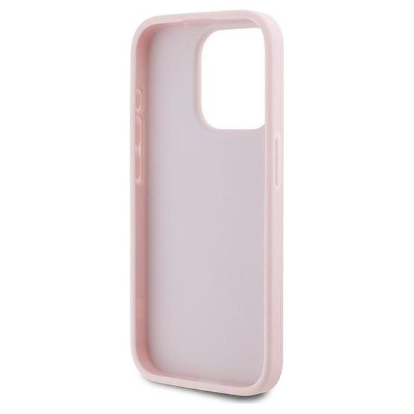 Karl Lagerfeld Karl Lagerfeld KLHCP15XPQDSMGP iPhone 15 Pro Max 6.7" różowy/pink hardcase Diagonal Quilted Script