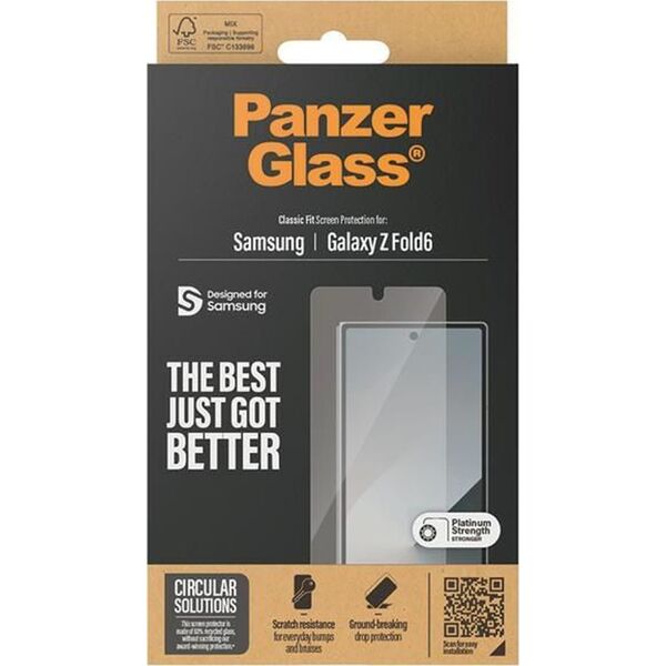 PanzerGlass PanzerGlass Classic Fit Sam Z Fold6 F956 Screen Protection 7369