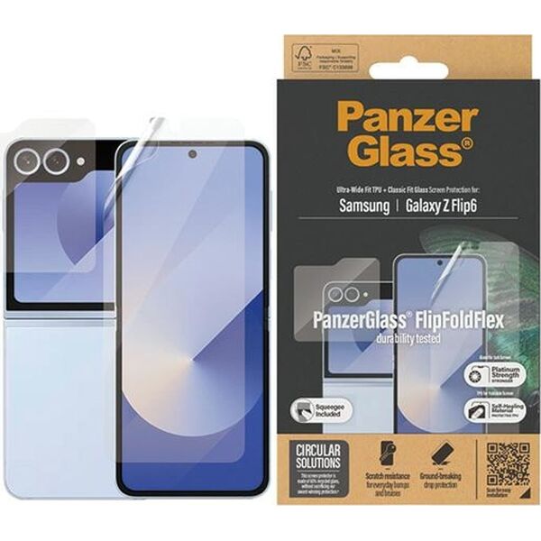 PanzerGlass PanzerGlass Bundle 2in1 Sam Z Flip6 F741 Screen Protector Ultra Wide-Fit + TPU Classic Fit 7370