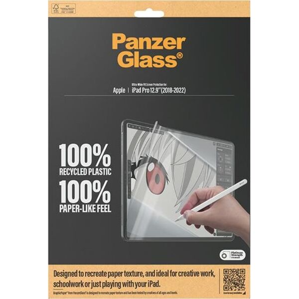 PanzerGlass PanzerGlass GraphicPaper iPad Pro 12.9" (2018-2022) Anti Glare, Case Friendly, Antibacterial