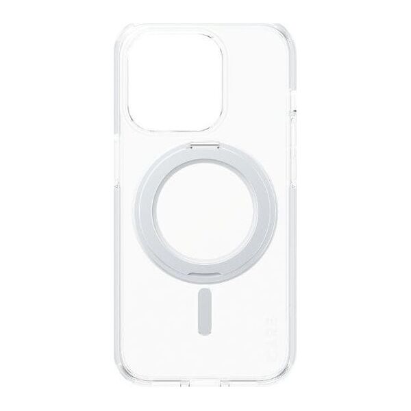 PanzerGlass CARE by PanzerGlass Kickstand Case iPhone 15 Pro 6,1" MagSafe srebrny/silver 1414