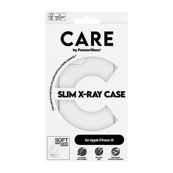 PanzerGlass CARE by PanzerGlass Slim X-Ray Case iPhone 15  6,1" przezroczysty/transparent 1433