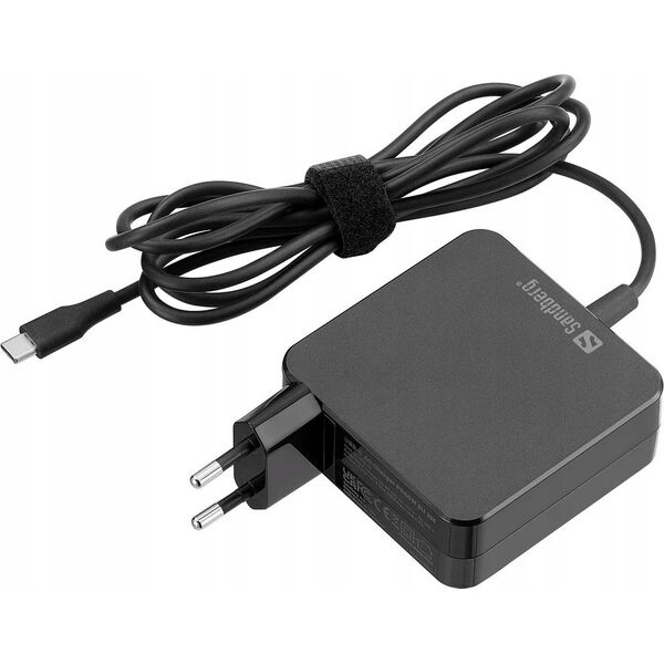 Ładowarka Sandberg USB-C AC Charger PD65W EU 1M