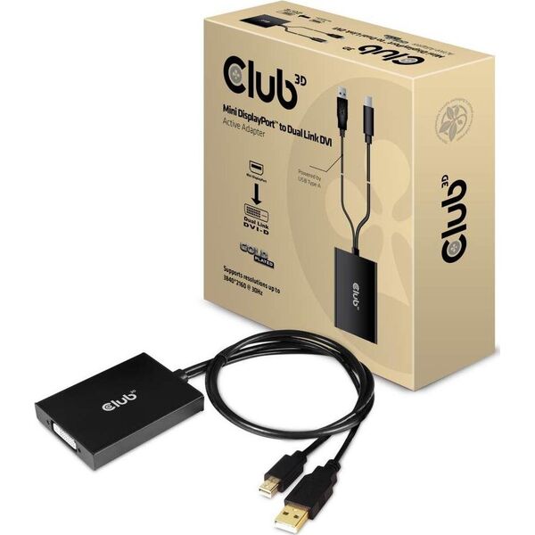 Adapter AV Club 3D Minidisplayport 1.2A To Dual