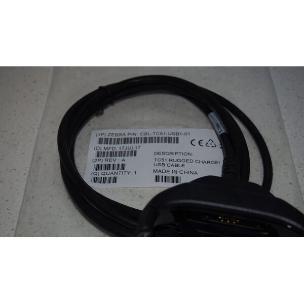 Kabel USB Zebra TC51/TC56 Rugged USB cable