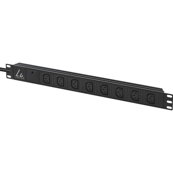 Lanview 19�� 8-way c13 outlets with