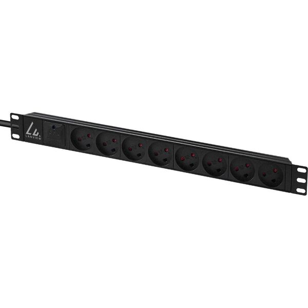 Listwa zasilająca Lanview 19`` rack mount power strip,
