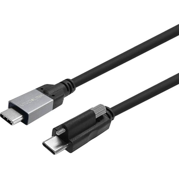 Kabel USB VivoLink USB-C Screw to USB-C Cable 6m