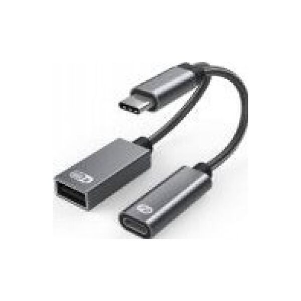 Adapter USB ProXtend USB-C to USB-C PD and USB-A