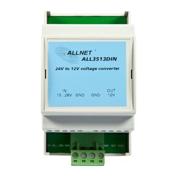 Allnet ALLNET Ersatznetzteil/Spannungswandler 12V/1,5A IN: 15..~36VDC -> OUT: 12VDC / 24V auf 12V / DC Step-Down-Wandler