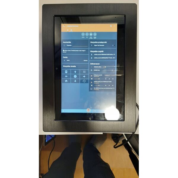Allnet ALLNET Touch Display Tablet 10 Zoll zbh. Blende für Einbaurahmen silber schmal