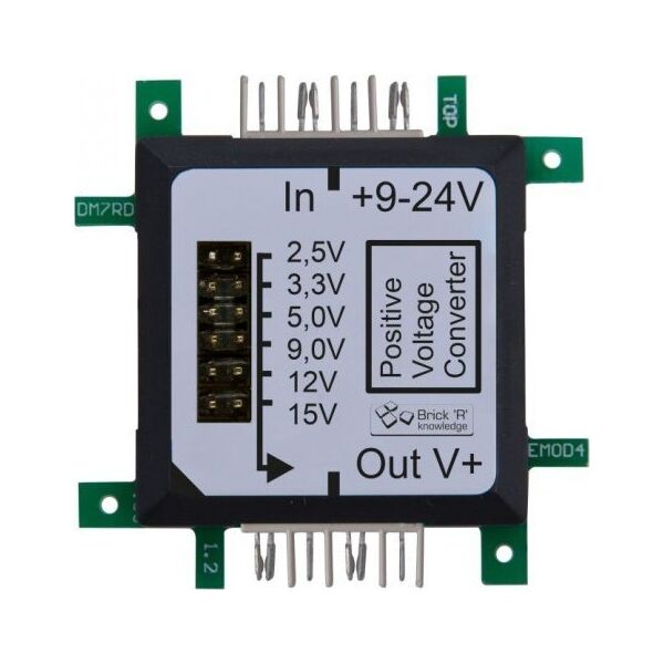 Allnet ALLNET BrickRknowledge Spannungsregler PWR 7...24V DC to +2,5/+3,3/+5/+9/+12/+15V, 5A/1A