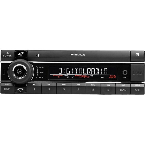 Radio samochodowe Axion Axion Kienzle MCR 1120 DAB+ USB/AUX/BT Kurzschacht