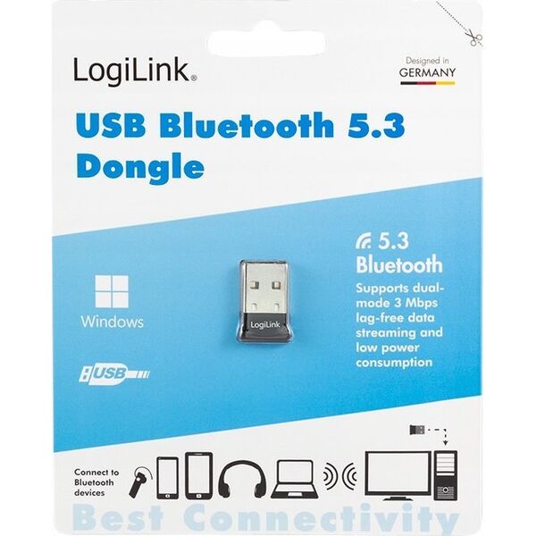 Adapter bluetooth LogiLink LogiLink USB-A BT 5.3 Adapter EDR/Dual-Mode/USB 2.0
