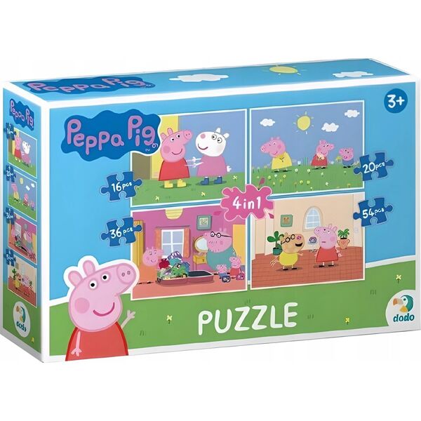 Dodo *****Puzzle 4w1 Peppa Pig DOB4942 04942