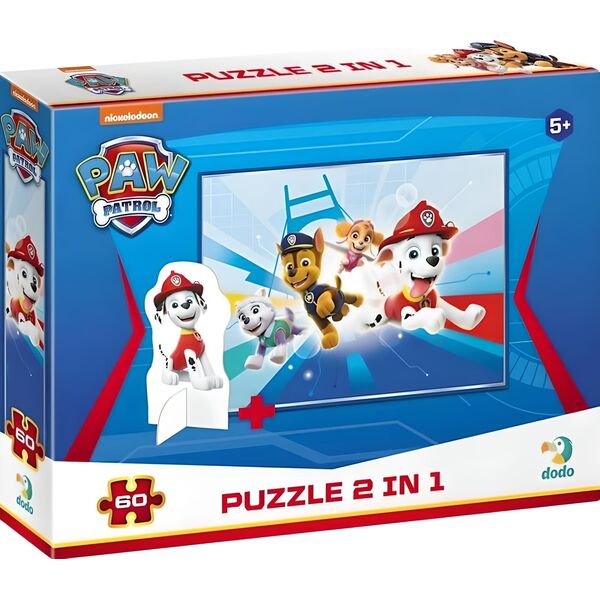 Dodo *****Puzzle 60el Paw Patrol z figurk.DOB5574 05574
