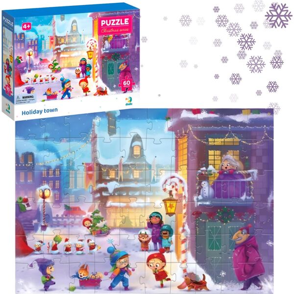 Dodo *****Puzzle 60el Świąt.Miasteczko DOB4317 04317