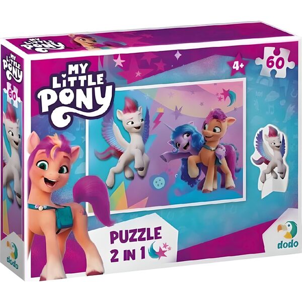 Dodo *****Puzzle 60el MLP z figurk.DOB5826 05826