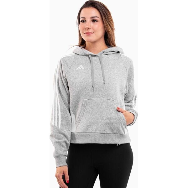 Adidas Bluza damska adidas Tiro 24 Hooded szara IR7509 L