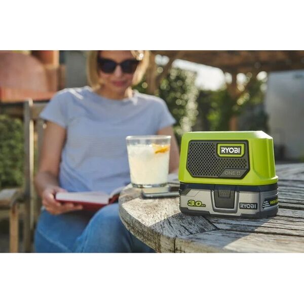 Głośnik Ryobi AKUMULATOROWY GŁOSNIK Mini głośnik Bluetooth 18V ONE+ RYOBI
