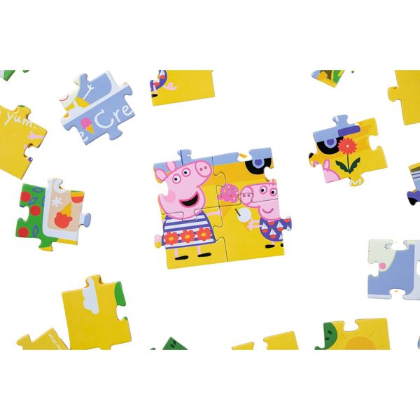 Dodo PUZZLE ŚWINKA PEPPA 30 ELEMENTÓW UROCZA PRZYGODA DLA MALUCHÓW UKŁADANKA