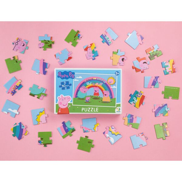 Dodo PUZZLE 30 ELEMENTÓW ŚWINKA PEPPA UROCZA UKŁADANKA DLA MALUCHÓW PEPPA PIG