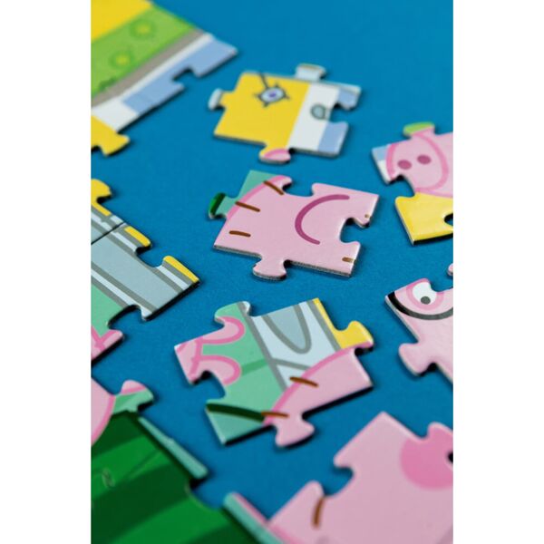 Dodo PUZZLE ŚWINKA PEPPA W KUCHNI 60 ELEMENTÓW DO UŁOŻENIA DLA NAJMŁODSZYCH