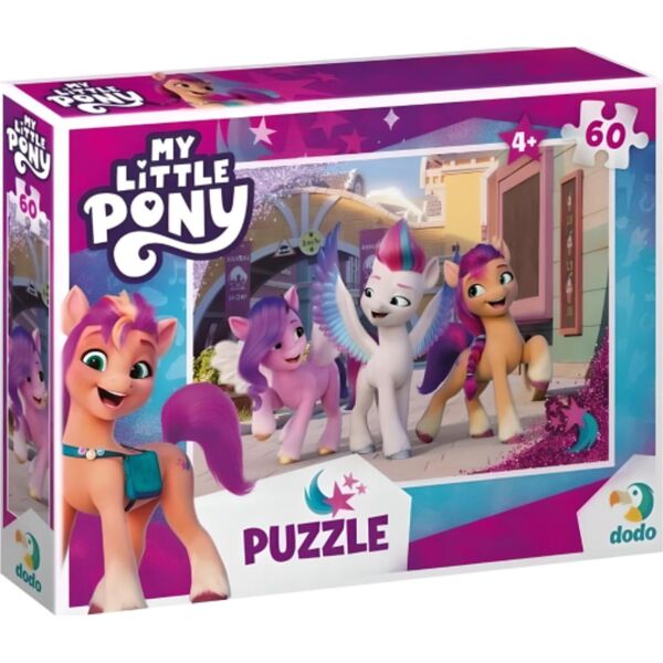 Dodo PUZZLE "MY LITTLE PONY" UKŁADANKA 60 ELEMENTÓW UROCZE KUCYKI DLA DZIECI