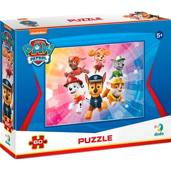 Dodo PUZZLE PSI PATROL PAW PATROL 60 ELEMENTÓW KOLOROWA UKŁADANKA DLA DZIECI