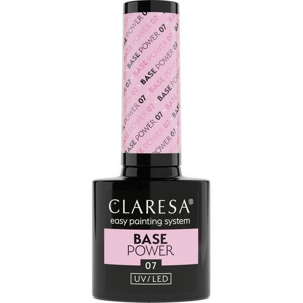Claresa CLARESA Base Power Baza kauczukowa do paznokci UV/LED 07  5g