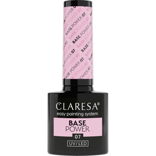Claresa CLARESA Base Power Baza kauczukowa do paznokci UV/LED 07  5g