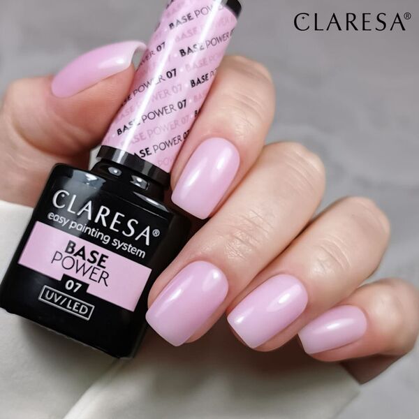 Claresa CLARESA Base Power Baza kauczukowa do paznokci UV/LED 07  5g