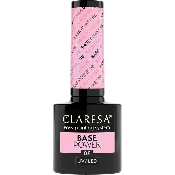 Claresa CLARESA Base Power Baza kauczukowa do paznokci UV/LED 08  5g