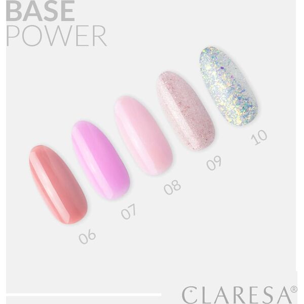 Claresa CLARESA Base Power Baza kauczukowa do paznokci UV/LED 08  5g