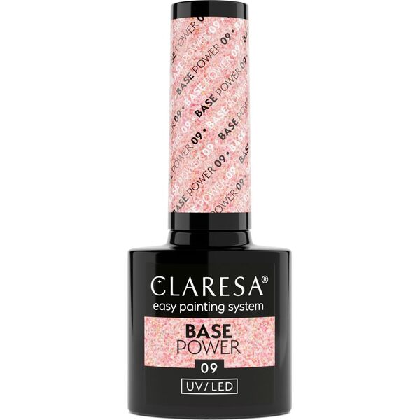 Claresa CLARESA Base Power Baza kauczukowa do paznokci UV/LED 09  5g