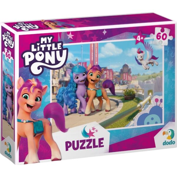 Dodo PUZZLE MY LITTLE PONY 60 ELEMENTÓW DO UŁOŻENIA KOLOROWY UROCZY OBRAZEK