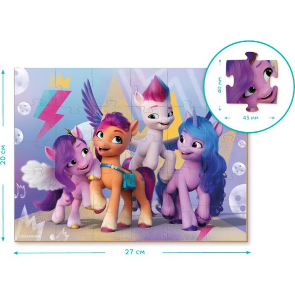 Dodo PUZZLE "MY LITTLE PONY" 30 ELEMENTÓW KOLOROWEJ UKŁADANKI DLA NAJMŁODSZYCH