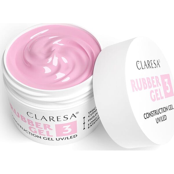 Claresa CLARESA Rubber Gel Żel do budowania i przedłużania paznokci 03 - 45 g