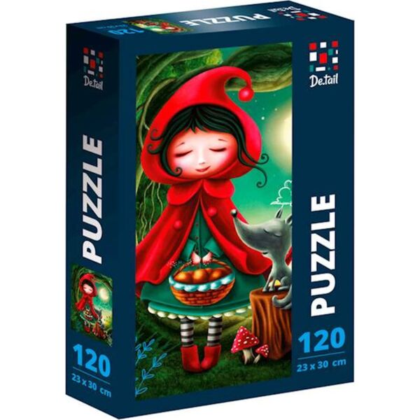 Roter Kafer Puzzle Dziewczyna i Wilk Układanka Dla Dorosłych Dzieci 120 Elementów Plaka