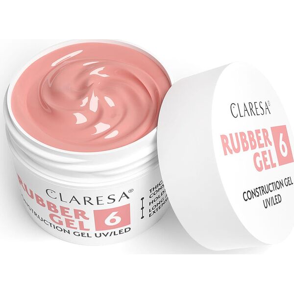 Claresa CLARESA Rubber Gel Żel do budowania i przedłużania paznokci 06 - 90 g