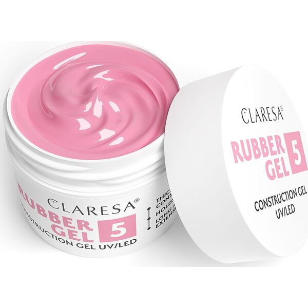 Claresa CLARESA Rubber Gel Żel do budowania i przedłużania paznokci 05 - 45 g