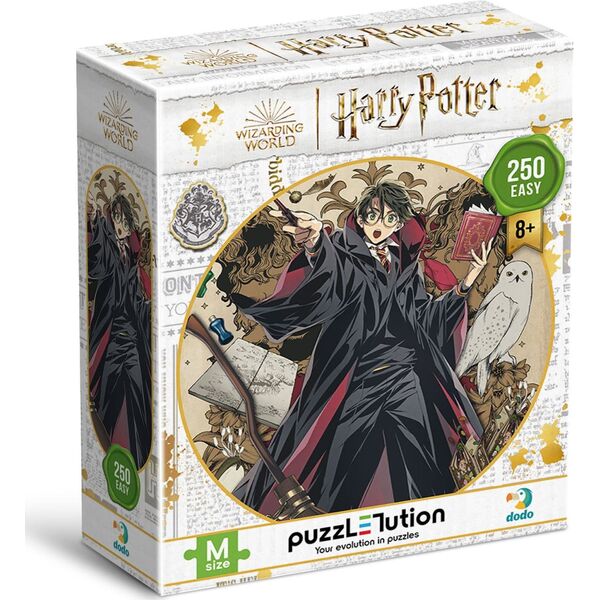 Dodo Puzzle "Harry Potter" Dla Całej Rodziny Wysoka Jakość 250 Elementów Wiek 8+