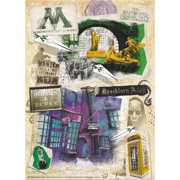 Dodo Puzzle Z Motywem "Harry Potter" - "Ministerstwo Magii" 450 Elementów 8+