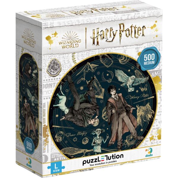 Dodo Puzzle Harry Potter Układanka Zestaw 500 Kolorowych Elementów Magia